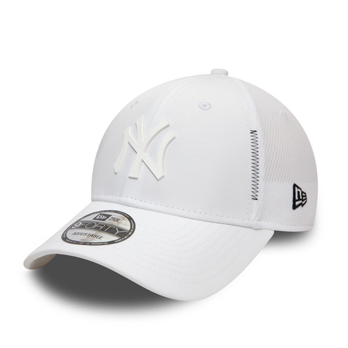 New York Yankees Tonal Mesh 9FORTY Lippis Valkoinen - New Era Lippikset Tarjota FI-472803